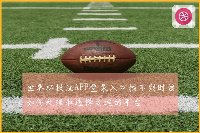 世界杯投注APP登录入口找不到时该如何处理和选择合适的平台